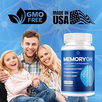 (3 Pack) MemoryOn - MemoryOn Capsules Brain Advanced Formula Support Daily Pills Memory All Natural Ingredients Maximum Strength, Vitamins for Health and General Wellness, 180 Capsules for 3 Months