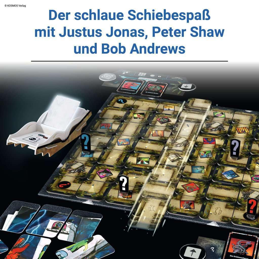 Ravensburger 22685 - I tre??? Labyrinth - Team Edition - La versione cooperativa del classico gioco per 2-4 persone dagli 8 anni in su con Justus Jonas, Peter Shaw e Bob Andrews