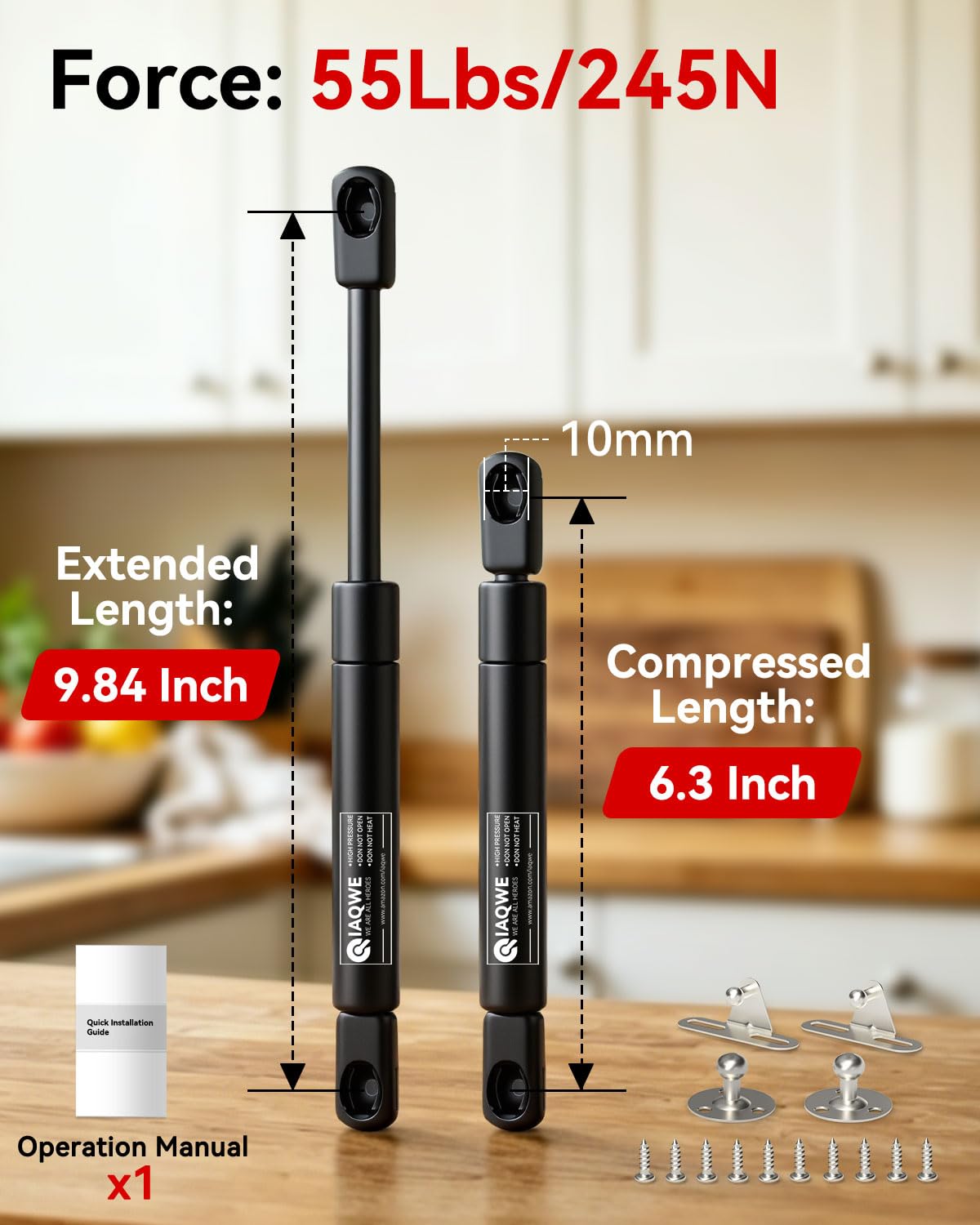 25 cm 24,9 kg/245N amortyzatory gazowe amortyzatory gazowe podpora podnoszenia pasuje do skrzynki narzędziowej RV łóżko szafka pokrywa do przechowywania drzwi Camper Shell są ATC Snugtop Leer Truck