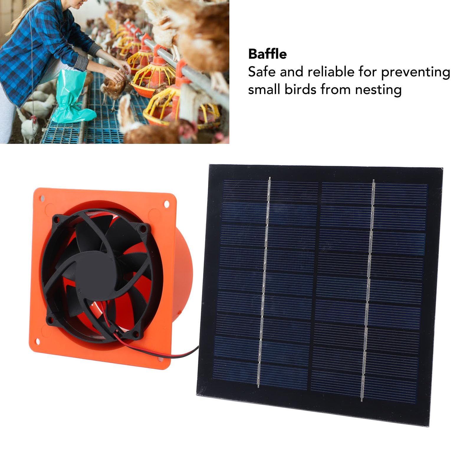 Solarbetriebener Ventilator, Mini-Ventilator, 5 W,  Produktbild-Vorschau 10