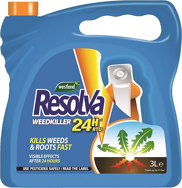 Resolva 20300467 24H Ready To Use Weed Killer, 3 Litre