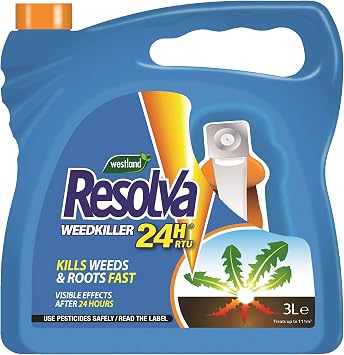 Resolva 20300467 24H Ready To Use Weed Killer, 3 Litre
