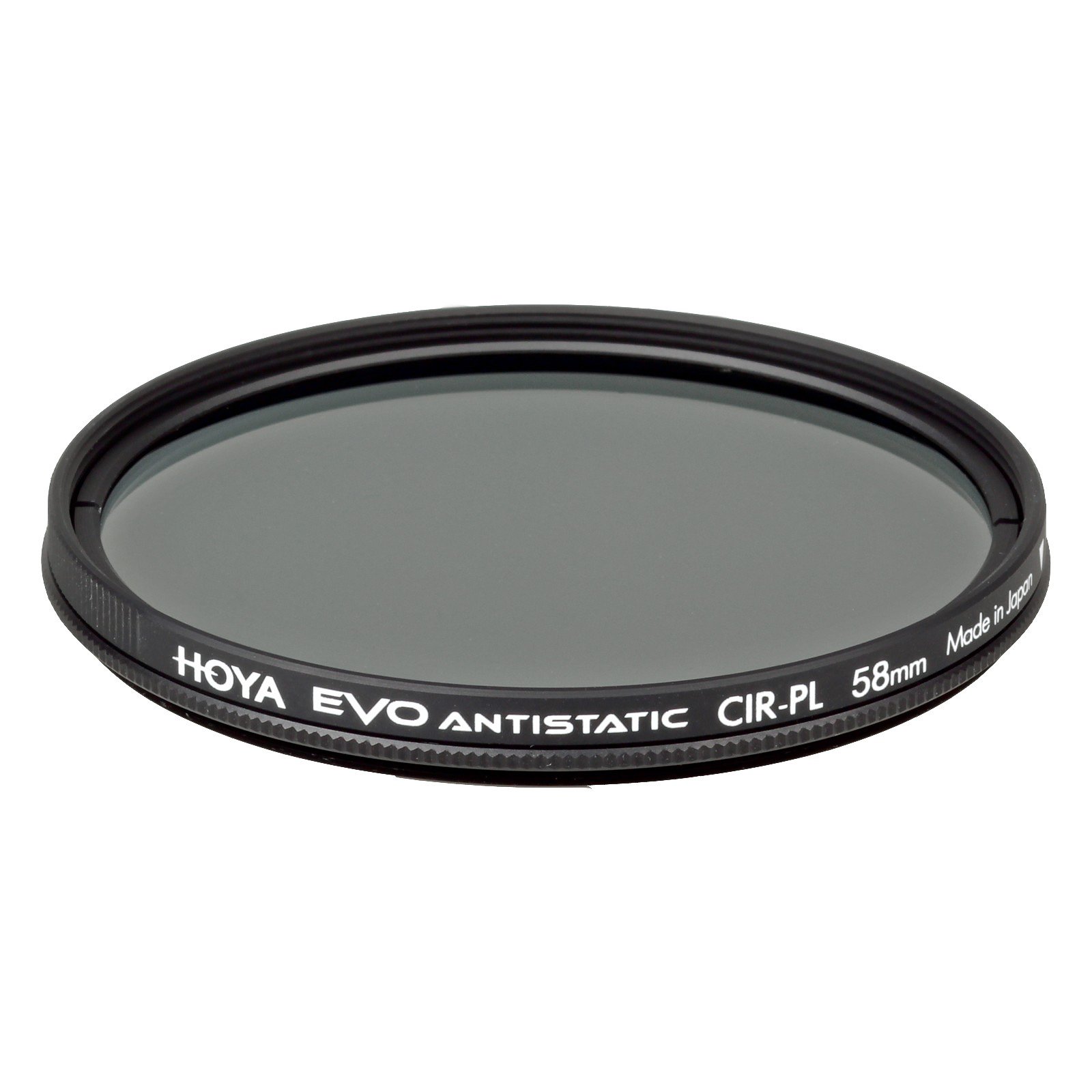 Hoya EVO Antistatic 55mm Polarizing Filter — Premium Optical Glass w/ 16-Layer SMC, 3mm Low-Profile Aluminum Frame - Stain & Scratch Resistant