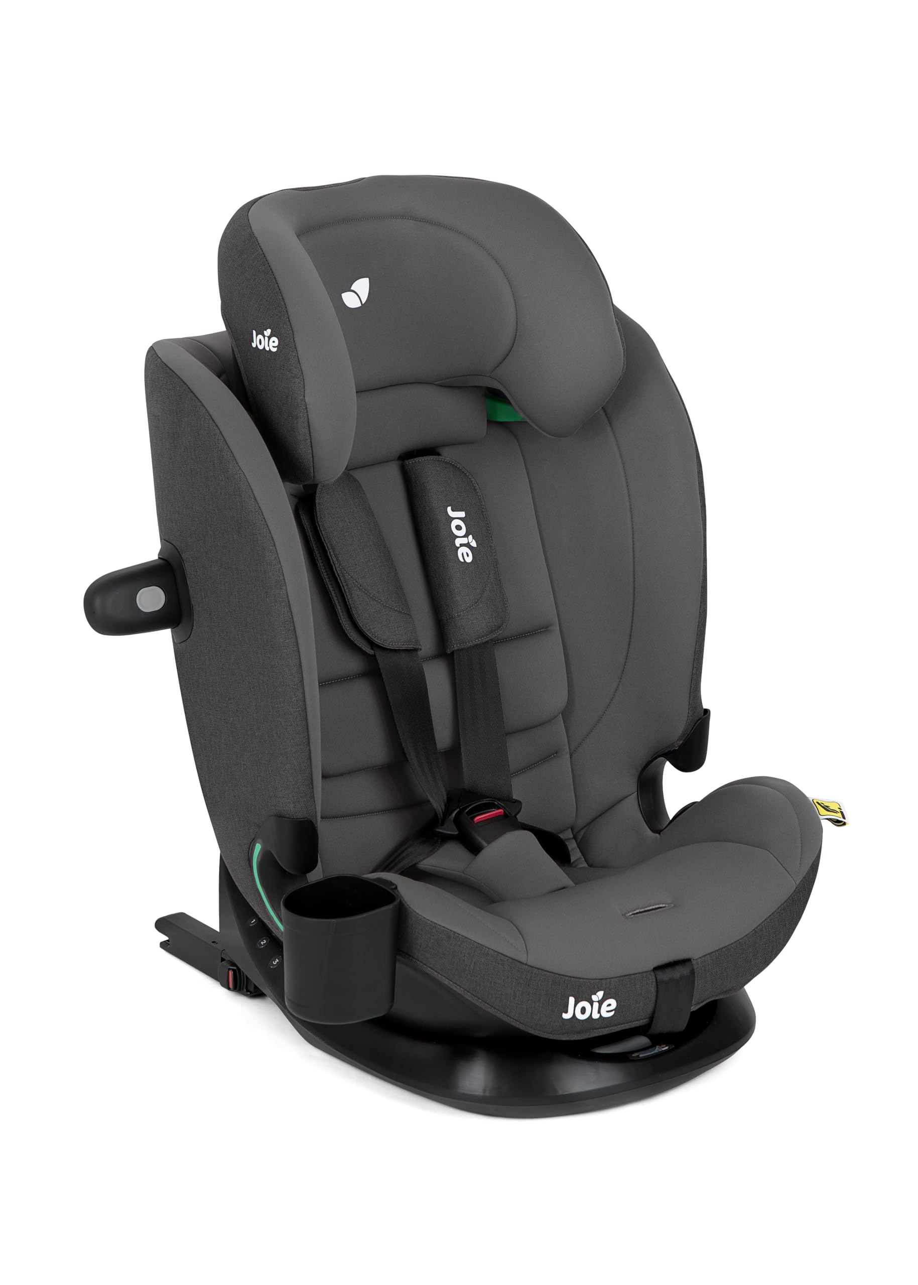 Joie i-Bold R129 i-Size Kindersitz, 15 Monate–12 Jahre (76–150cm), Thunder | Autositz mit Seitenaufprallschutz, GrowTogether™ Kopfstütze und ISOFIX für maximale Sicherheit unterwegs.