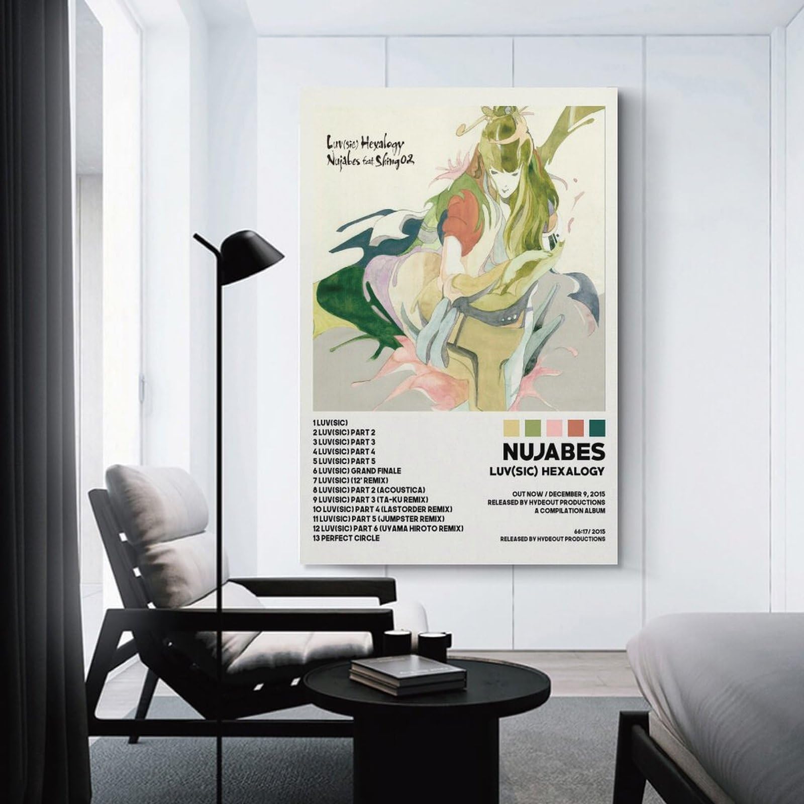 Luv(sic) Hexalogy Album Poster Nujabes Musical Gift Canvas Wall