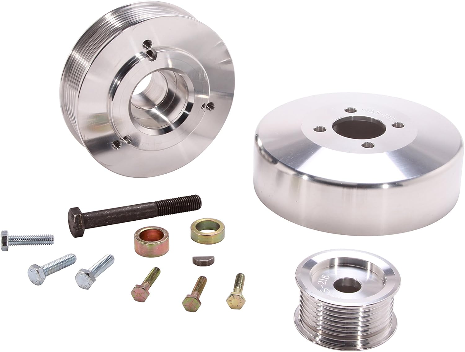BBK 15550 Underdrive Performance Pulley Kit CNC Machined