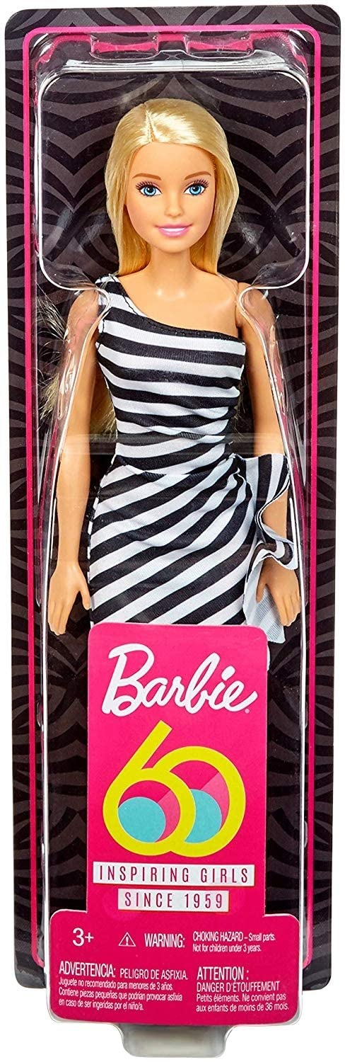 barbie 60th anniversary doll black & white dress : Buy Online at Best Price in KSA vibe-boho-chic Dark Denim A-Line Short Color:Rose Red