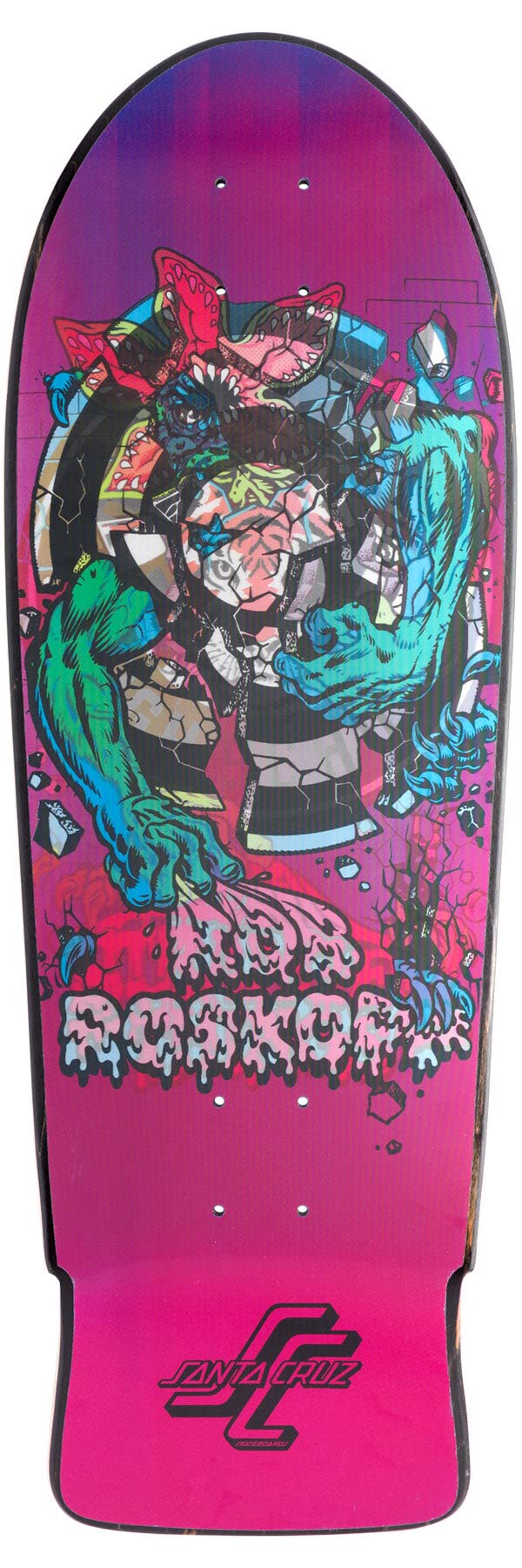 SANTA CRUZ x Stranger Things Roskopp Demogorgon - Tabla de skate