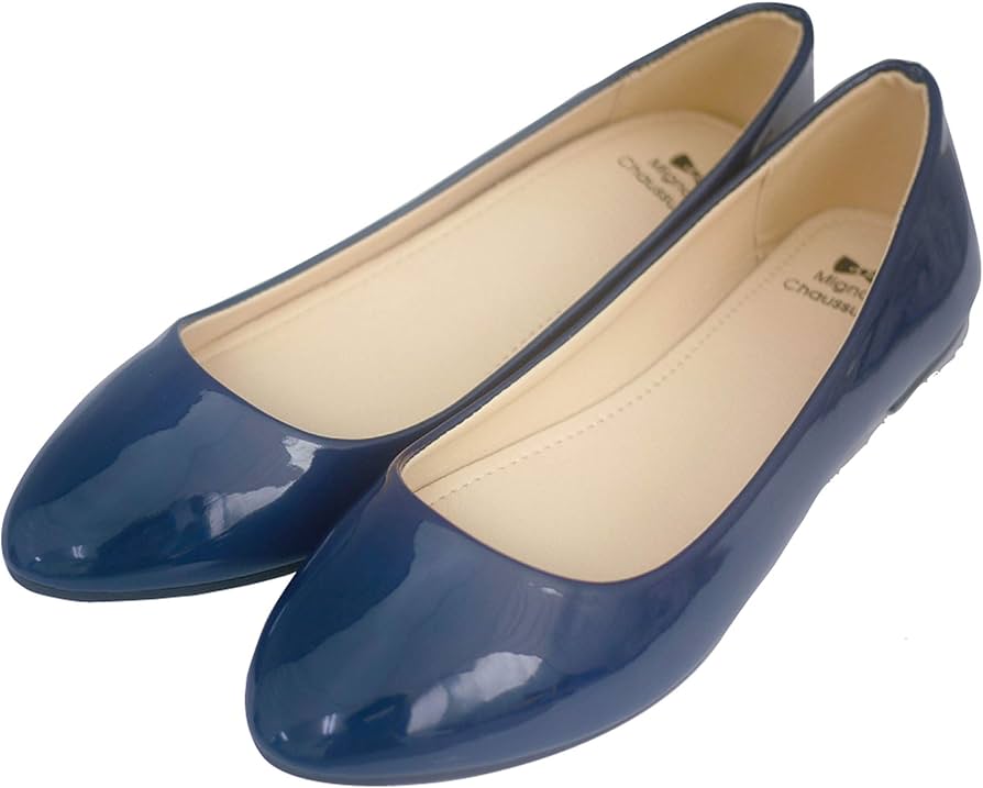 Amazon.co.jp: ZIP CORPORATION シンプル おしゃれ エナメル パンプス