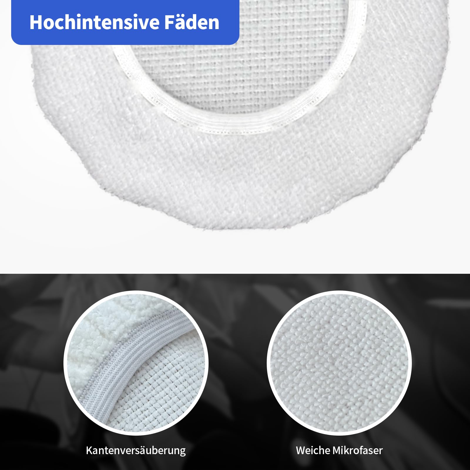 6 almohadillas de pulido de 125 mm, accesorio de pulido compatible con lijadora orbital Bosch, microfibra suave, almohadillas de pulido para lijadora orbital para el cuidado de la pintura del coche