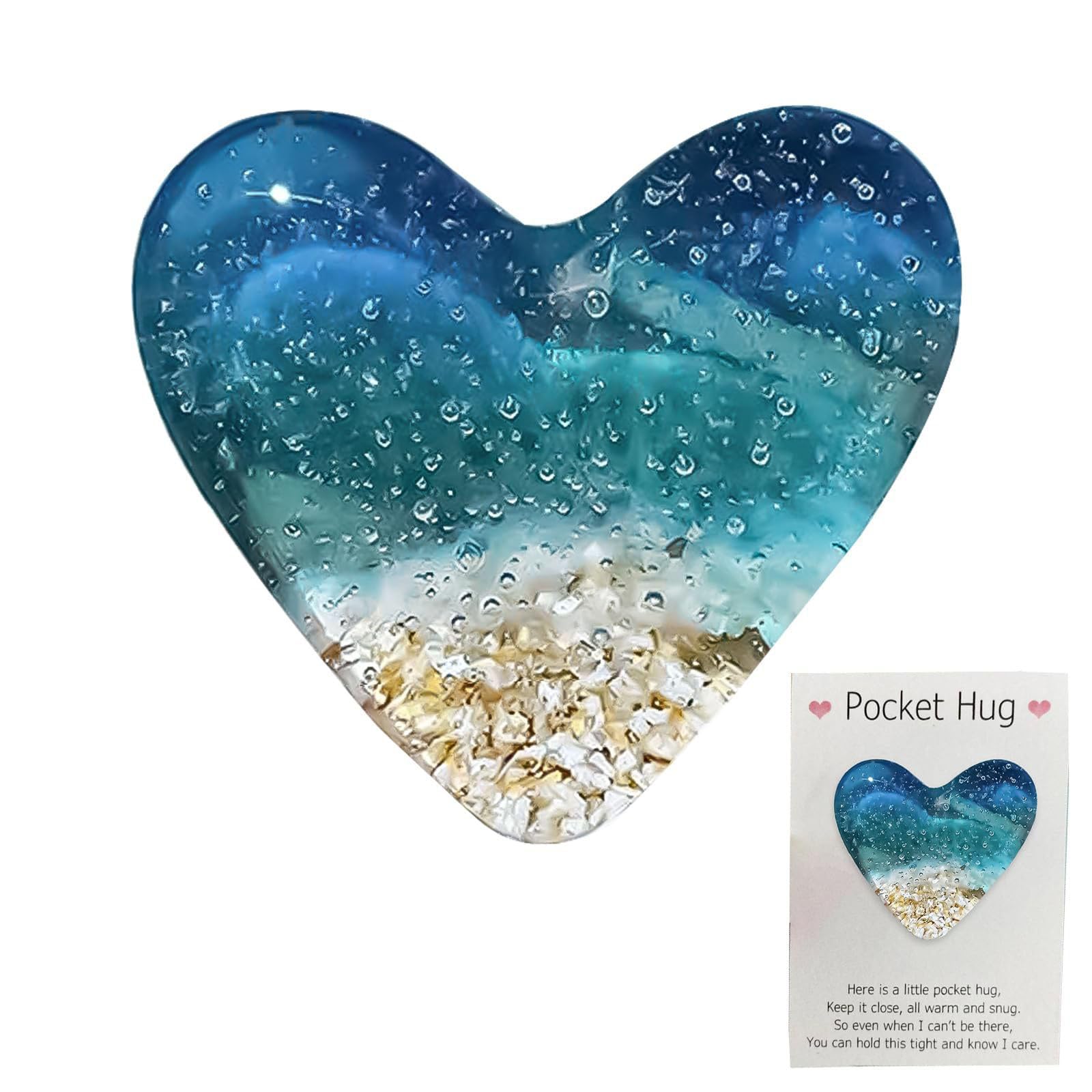 dinghaole hug in a pocket,Pocket Hug Heart Mini Pocket Hug Gift Handmade Gift,Keepsake Gifts for Women Friends,positive gifts,Good Lucky Gifts for Friends,Weddings,Birthday Christmas,Mother's Day