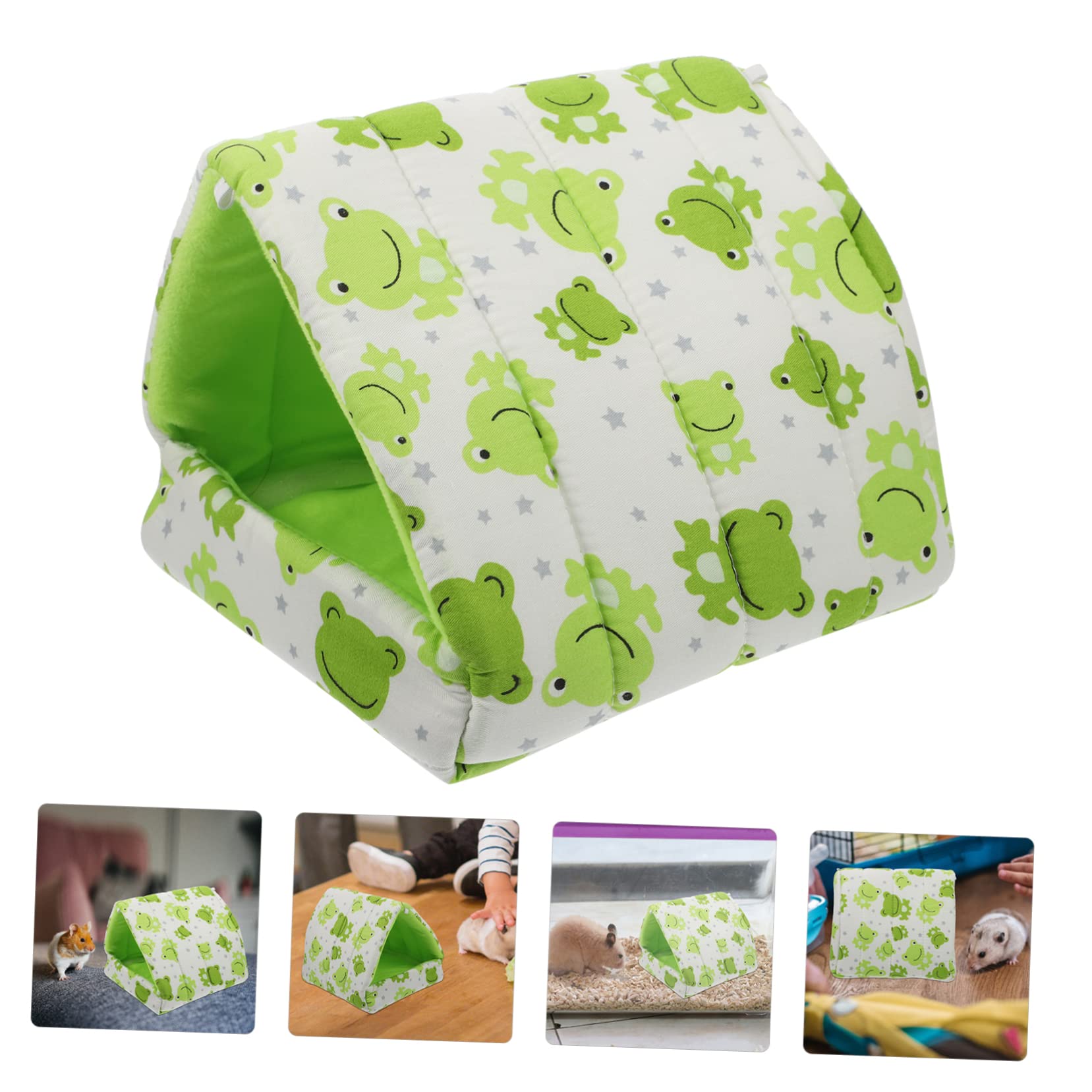 BESPORTBLE 5stücke Kuschelnest Für Kleine Haustiere Winterbett Für Hamster Und Meerschweinchen Atmungsaktiv Und Warm Geeignet Für Jahreszeiten Für Nager Und Kleintier-Spielzeug