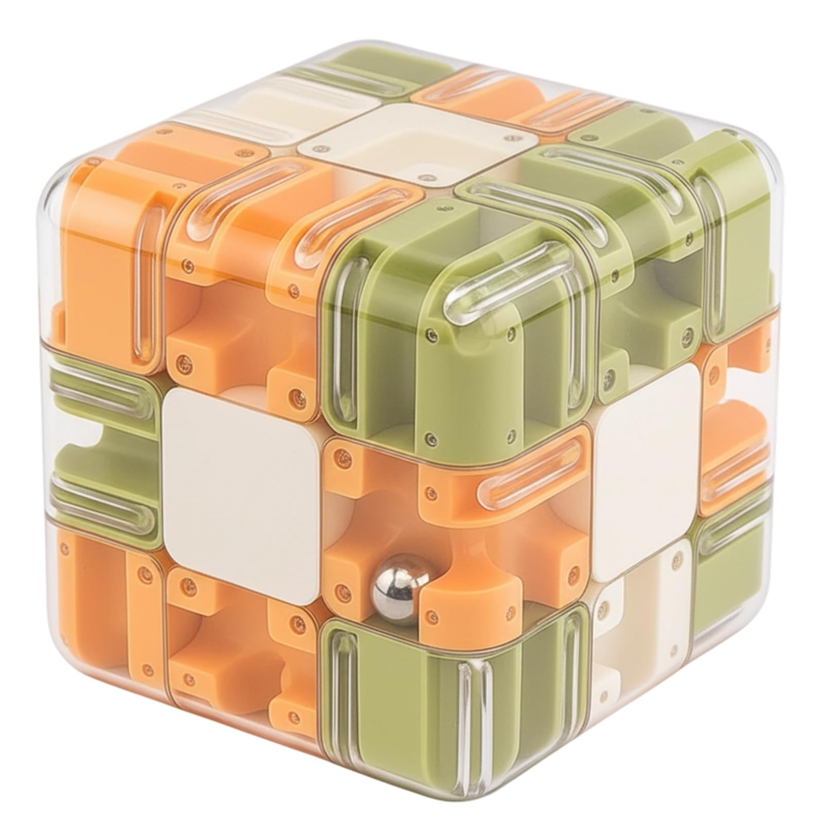 Labyrinth 3D Puzzle Maze Cube, Brain Teaser Puzzle Game for Adults and Kids Challenging and Fun