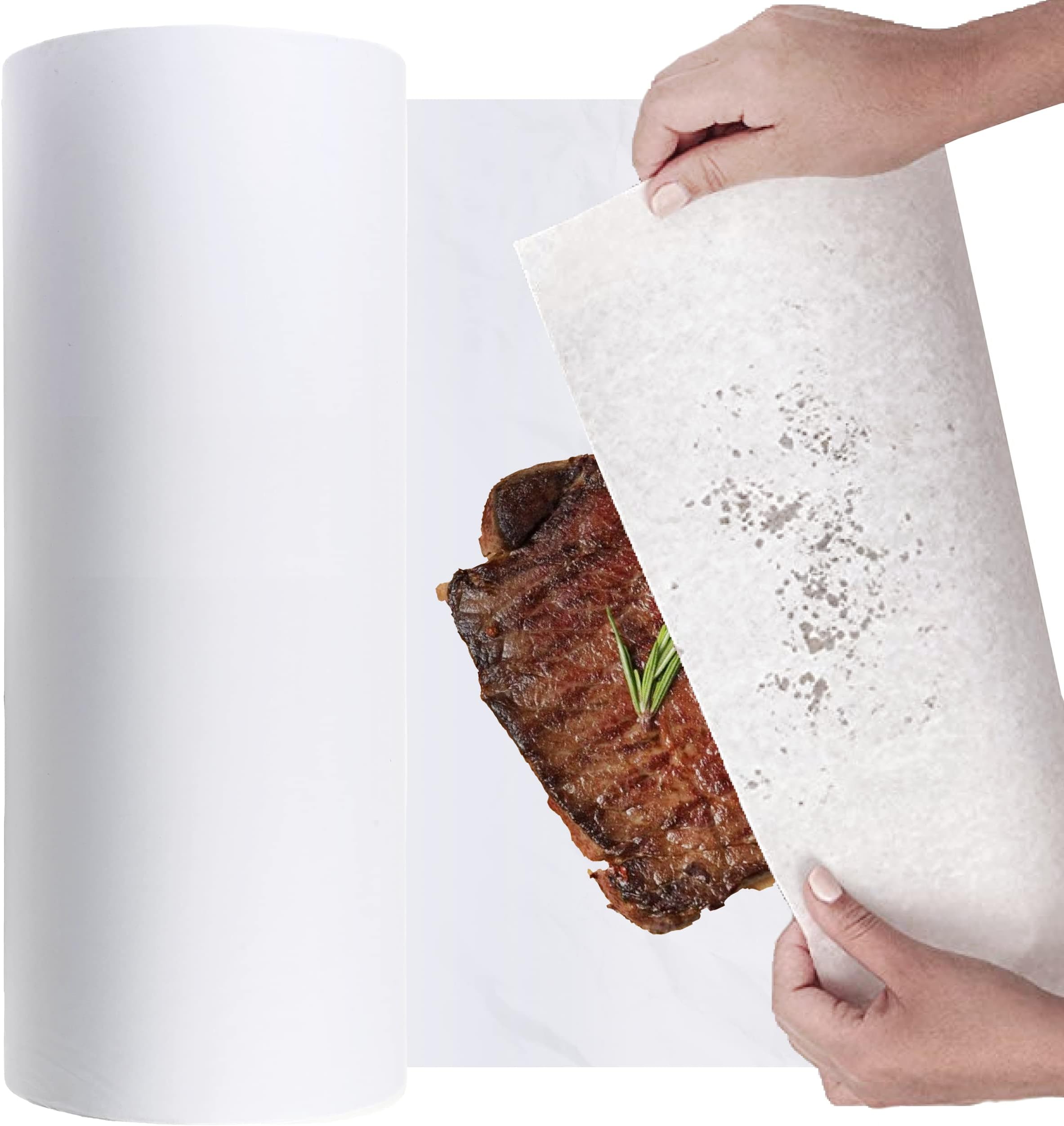 [8 Pack] White Butcher Paper 18 x 1000 ft - Roll for Butcher, Freezer Paper Great for Restaurants, Food Service, Butcher Paper, Meat Paper, Freezer Roll, BBQ, Butcher Roll (18 inch x 1000 Feet)
