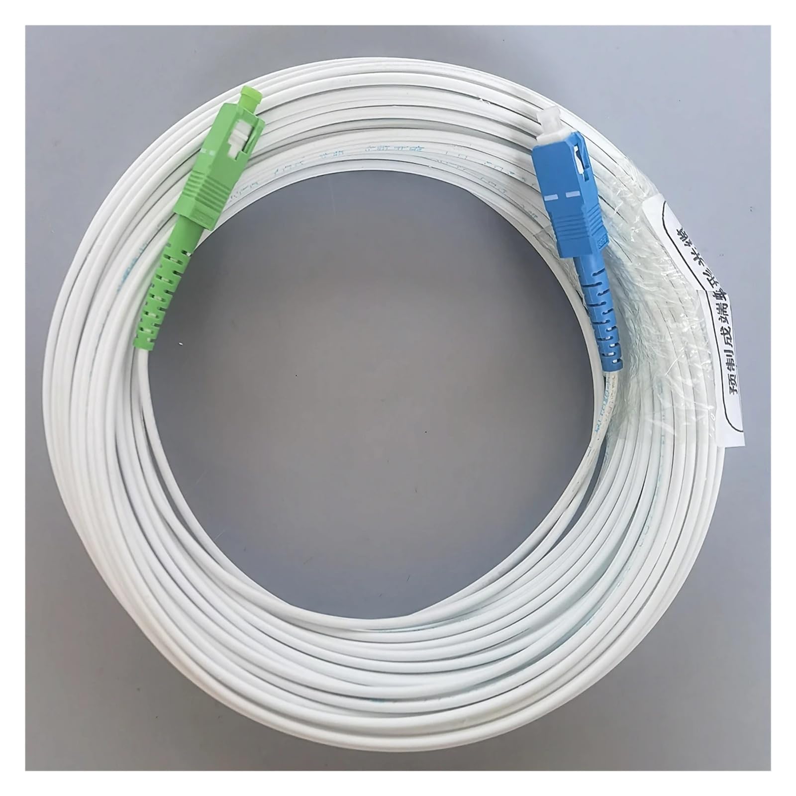 Cordon de raccordement à Fiber optique monomode SC/APC-SC/UPC, câble d'extension intérieur de 30M(45M)