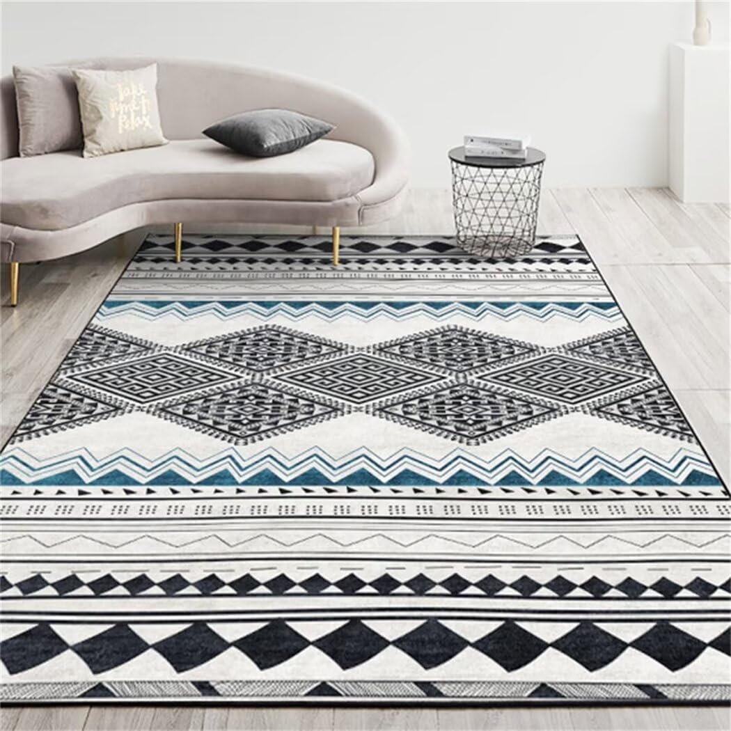 Deko Babyzimmer Geometrische Linien Baby Carpet schwarz terasse Teppich schlafzimmerdeko deko babyzimmer deko Zimmer teenager170x240CM