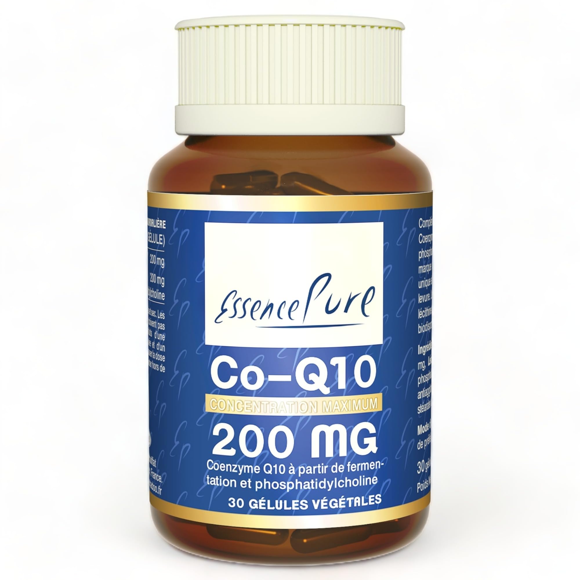 Coenzyme Q10 200 mg, Essence Pure, 30 Gélules