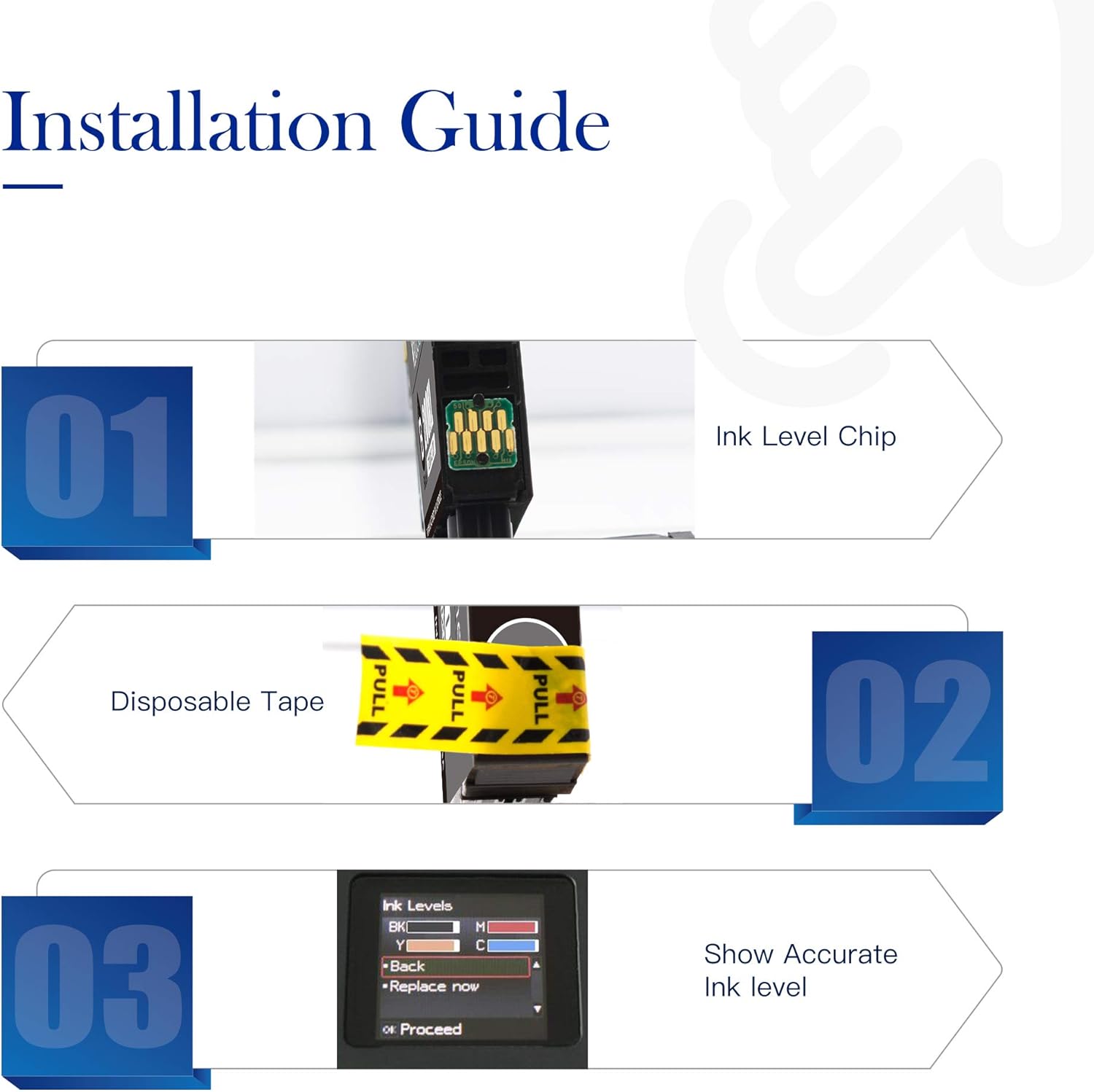 New Product Valuetoner Remanufactured Ink Cartridges Replacement for Epson 702XL 702 XL for Workforce Pro WF-3733 WF-3720 WF-3730 Printer (1 Cyan, 1 Magenta, 1 Yellow, 3 Pack) Authentic Crazy Deals Valuetoner Remanufactured Ink Cartridges Replacement for Epson 702XL 702 XL for Workforce Pro WF-3733 WF-3720 WF-3730 Printer (1 Cyan, 1 Magenta, 1 Yellow, 3 Pack)