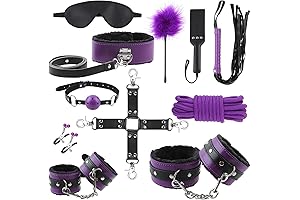 Miyoti 11Pcs Sex Bondage BDSM Restraint Kit for Couples