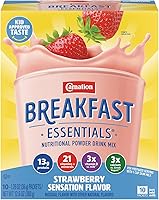 Vista 1 de Carnation Breakfast Essentials Bebida Nutricional Completa Fresa 1.26 oz. Paquete 60 Ct