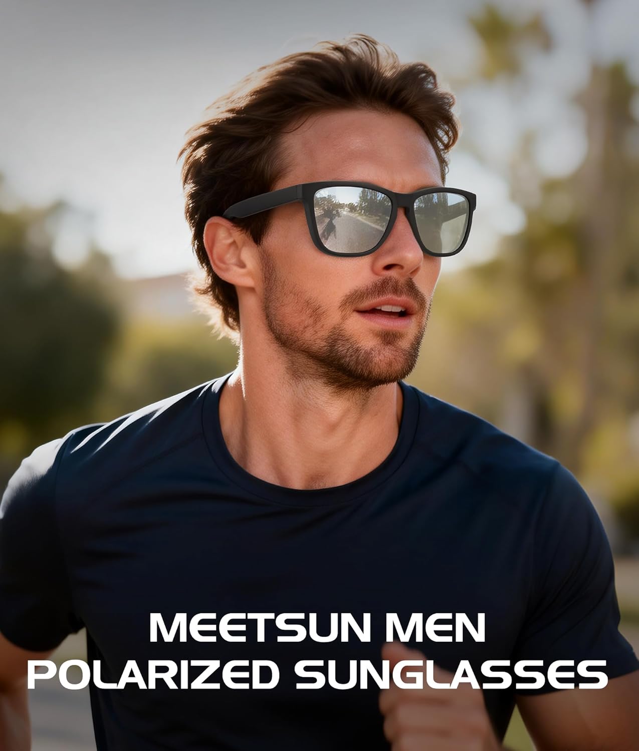 MEETSUN Polarized Sunglasses for Men,Sun Glasses with UV Protection for Driving Fishing