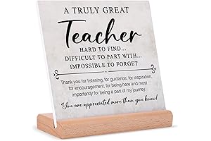 Teacher Appreciation Decorative Plaque