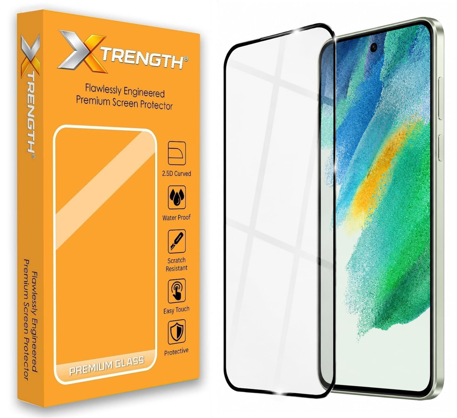 Tempered Glass for Samsung Galaxy S23 Ultra (6.8 Inch) with Installation Kit | 9H Edge to Edge Screen Protector | Anti Scratch — Amazon image 12