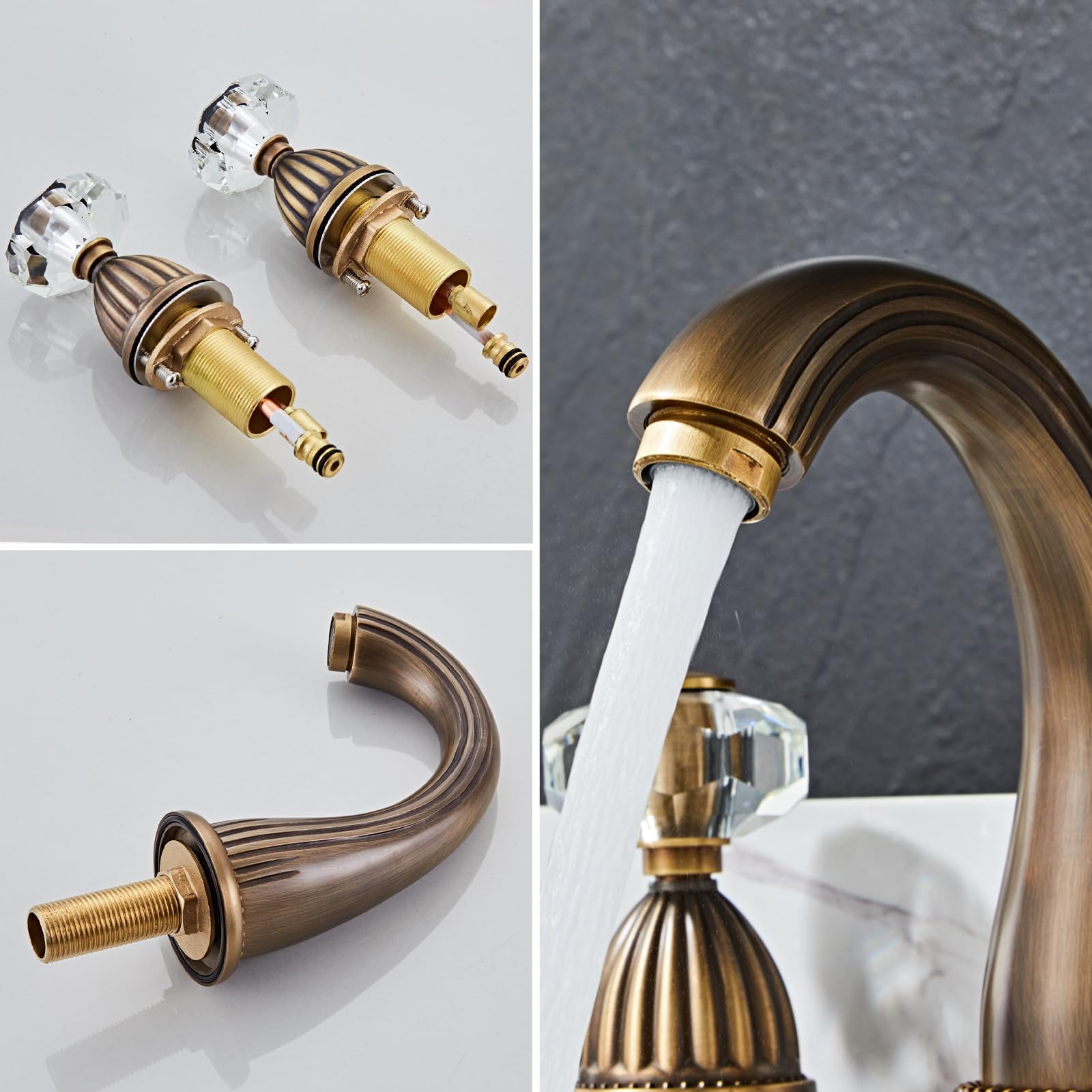 Rubinetto Per Bagno A Cascata Nero, Rubinetto Moderno A Cascata Alto Nero Miscelatore Per Lavabo Rubinetto Quadrato In Ottone 88445211