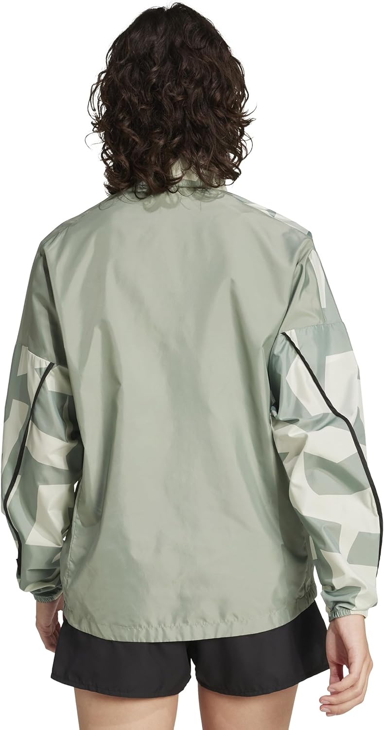adidas Women's Terrex Multi Printed Trail Running Wind Jacket