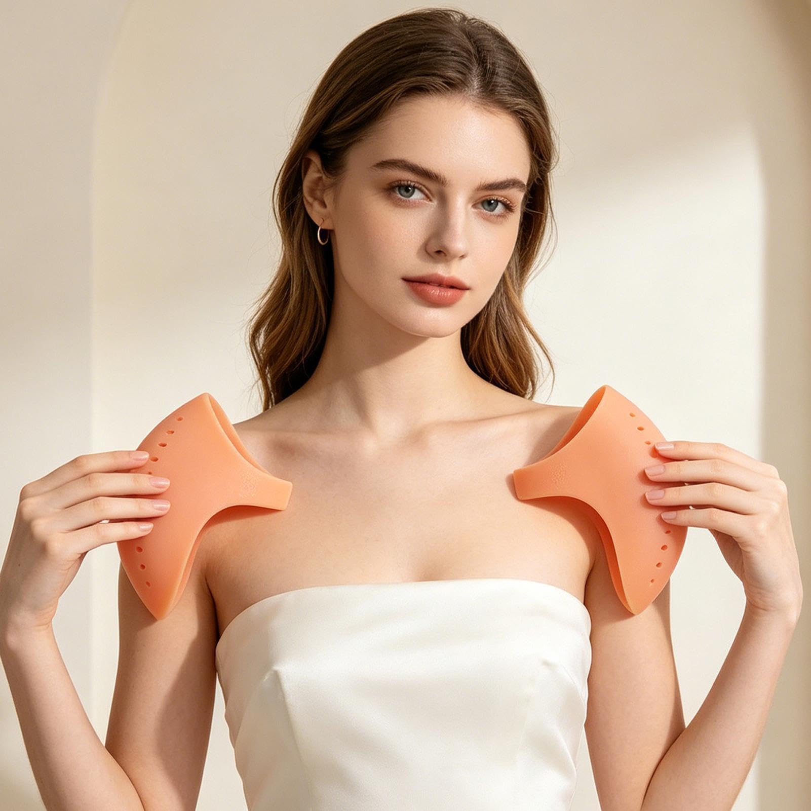 Spalline In Silicone Per Donna | Cuscinetto Invisibile Riutilizzabile Lavabile,Spalline Push-Up - Per T-Shirt, Maglioni, Giacche, Abiti, Cerimonia, Completi E Abbigliamento Quotidiano