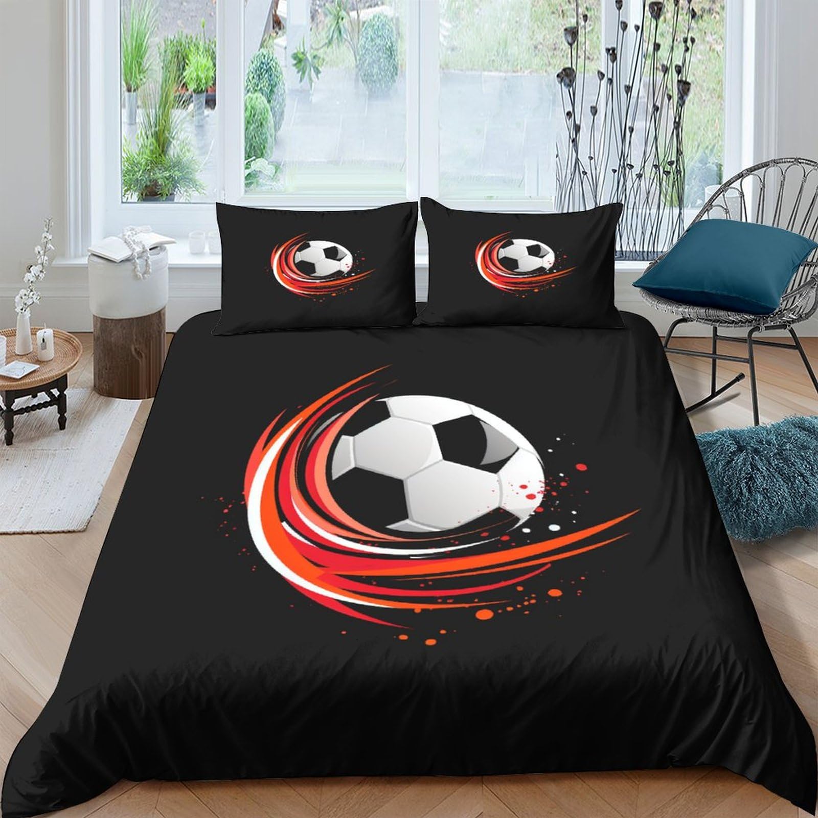 Parure de lit minimaliste pour chambre d'adolescent et enfant adepte de douceur