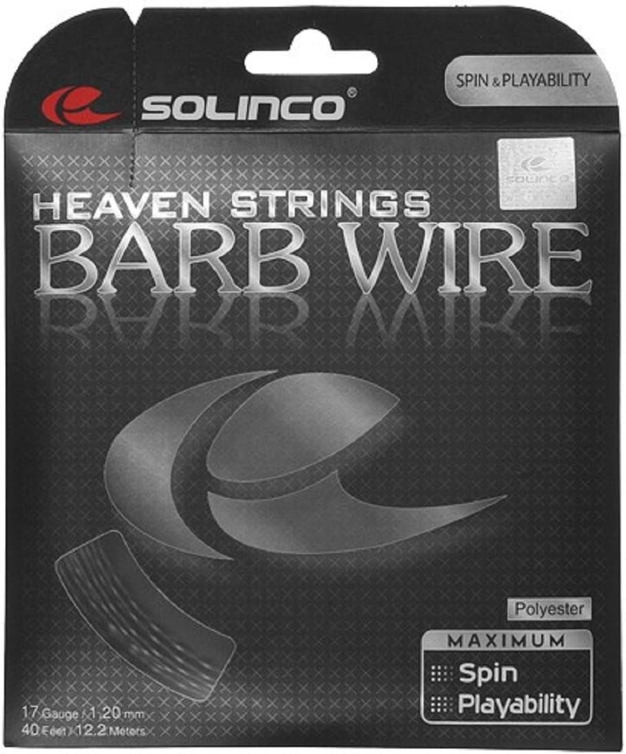 Solinco Barb Wire 17 g 1.20 mm Tennis String - 2 Packs