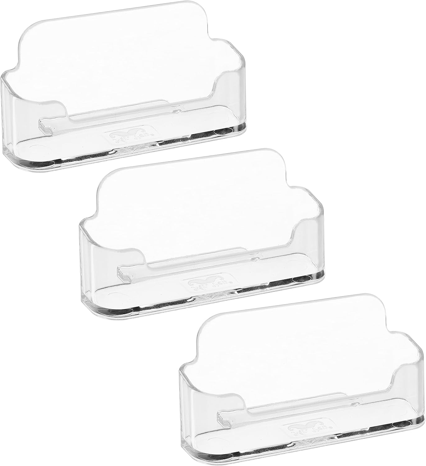 Mr. Pen- Acrylic Business Card Holder, 3 Pack, Business Card Display, Card Holder for Business Cards, Business Card Holder Stand, Business Card Holders for Desk, Business Card Holder Display.