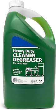 Professional Heavy Duty Cleaner Degreaser, Concentrated Formula, 160 oz, 2 Pack Industrial Strength Multi-Surface Cleaner