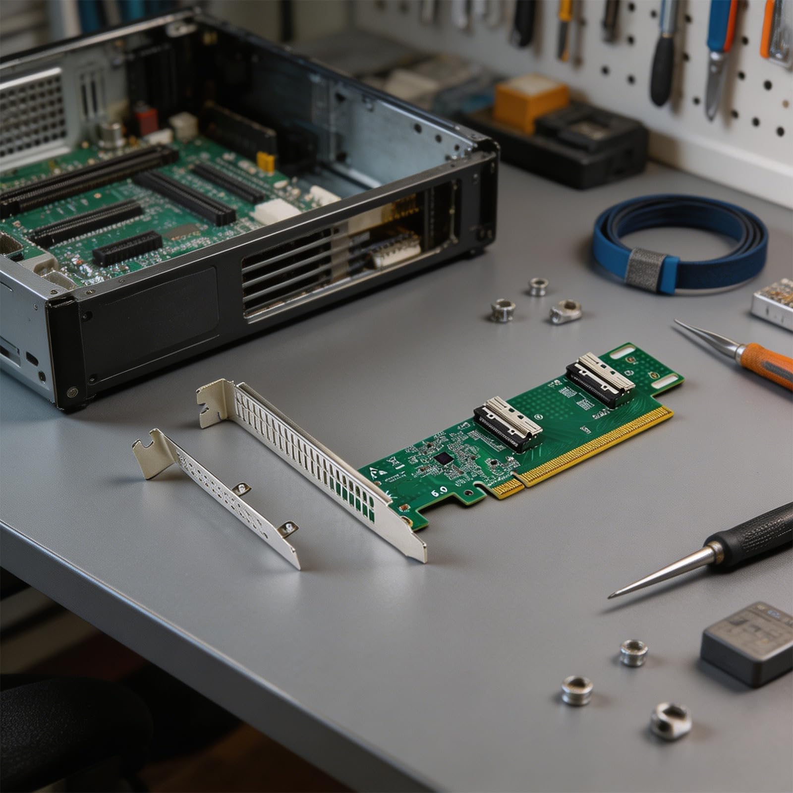 Scheda Adattatore PCIE a 74 Pin per l ' espansione dello Spazio archiviazione ' unità con Adattatore Rete Host dal Design Stabile del modulo Alimentazione