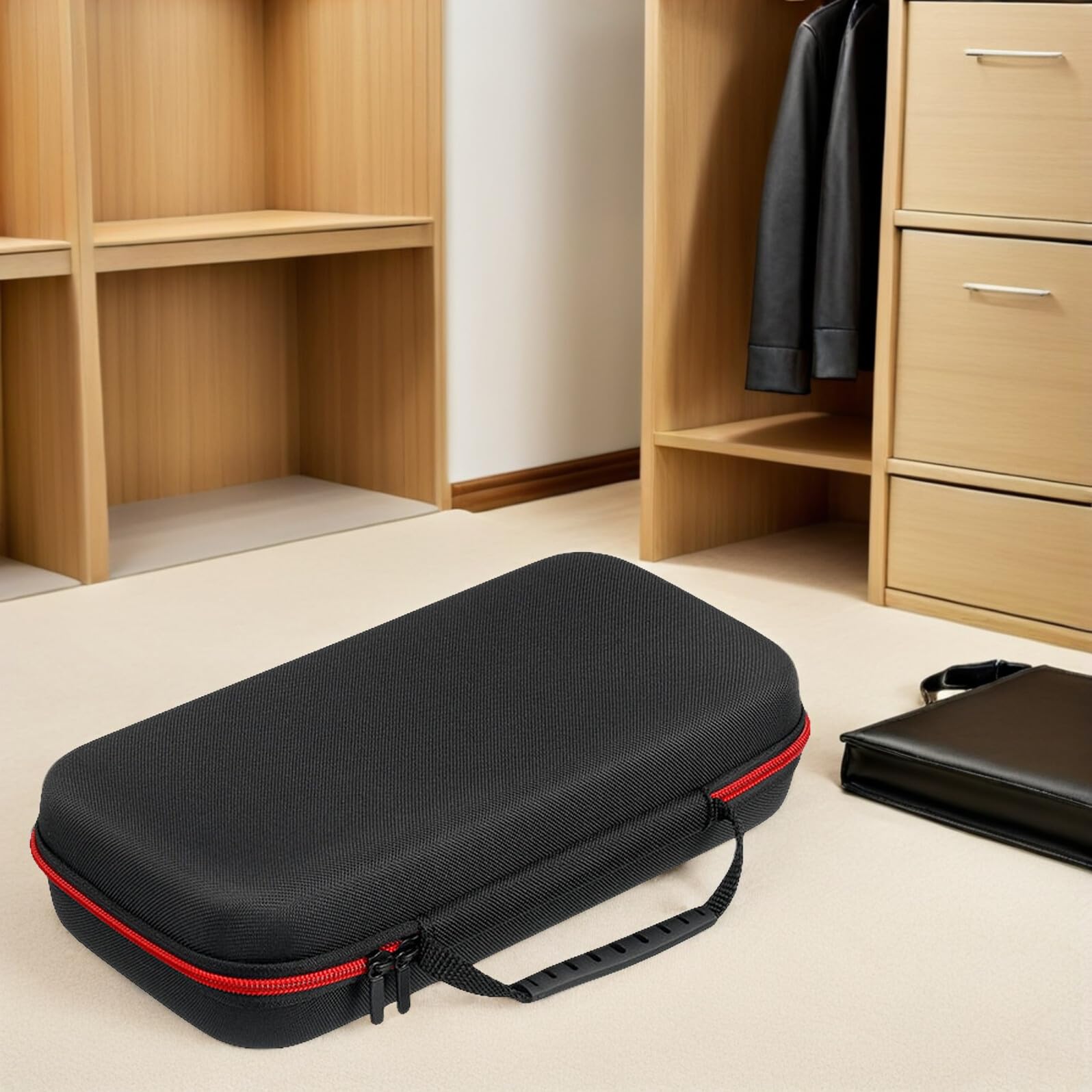 Ipetboom 3pezzi Custodia per Microfono Eva Scatola Organizer Portatile con Spugna per Doppio Microfono Protezione Antiurto per Riporre e Trasportare Accessori da Ktv e Concerti