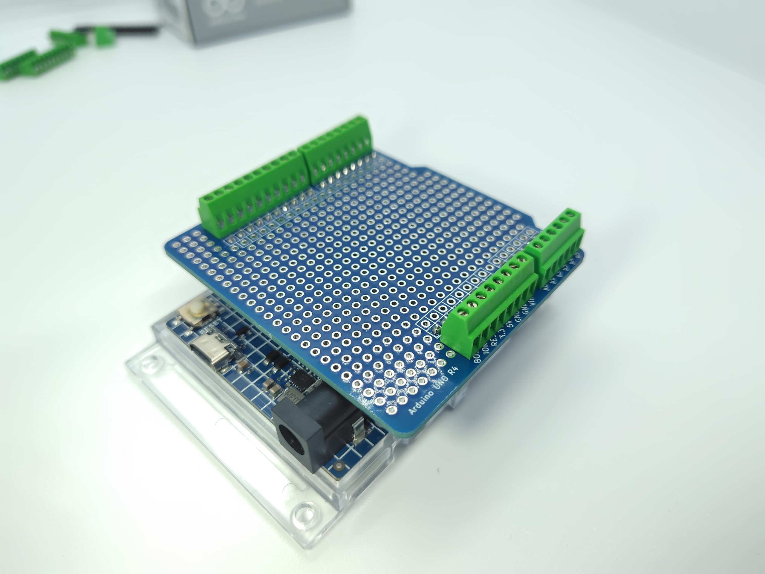 Amazon | 小基板屋 Arduino用 プロトタイプ基板 スクリュー端子