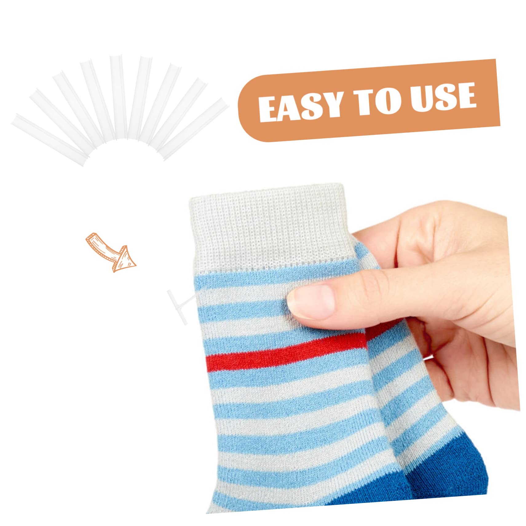 GRIRIW 10000pcs Sock Glue Needle Tag Fastener Clothing Tag Ties Label Hanging Ties Tag Ties Labels Tagging Fasteners Tag Hanging Rope Clothing Tag Fastener Tag Barbs Plastic