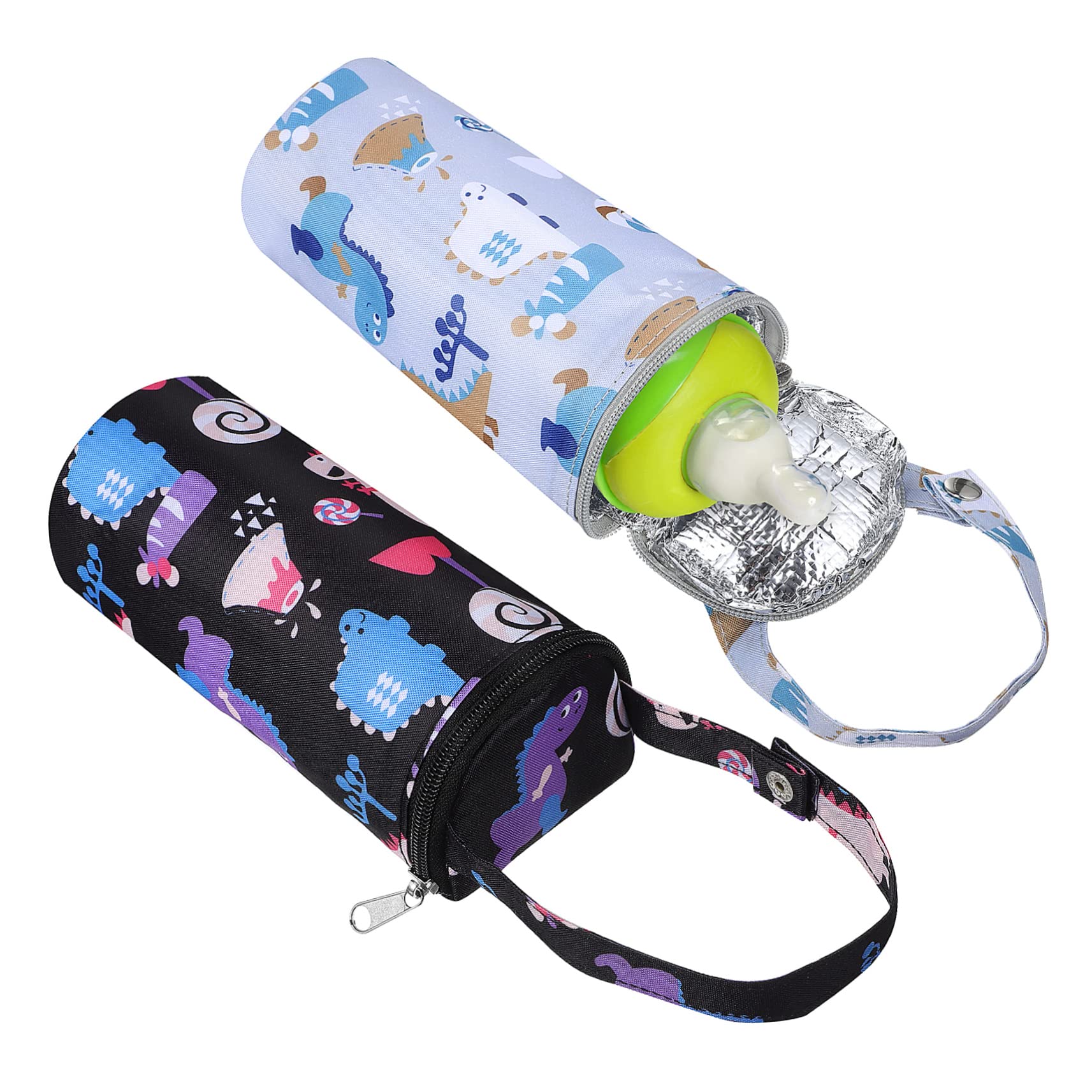 TOYANDONA 4piezas Bolsa Térmica para Biberones Aislante Portátil para Almacenamiento De Leche Materna para Carritos y Paseos Diseño Material Resistente y