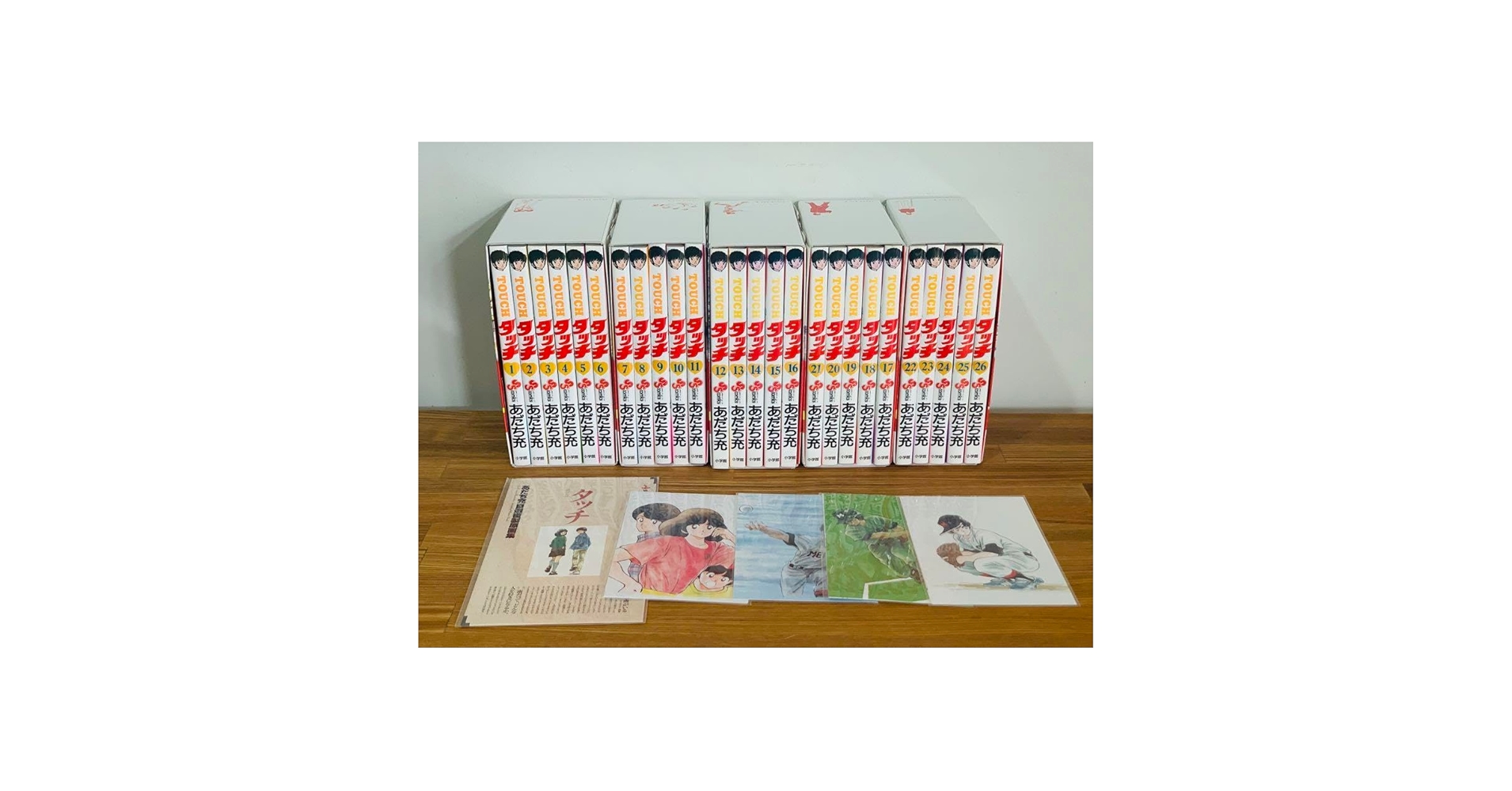 【超美品　希少】タッチ 完全復刻版box 5 セット　あだち充ミニ複製原画 Amazon.co.jp: タッチ 完全復刻版box 5 セット あだち充ミニ複製