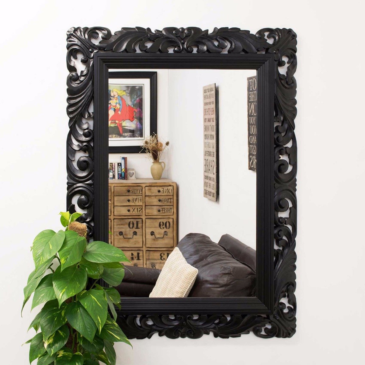 Amazon.com: FRAMES BY POST New Very Large Shabby Chic Bevel Glass