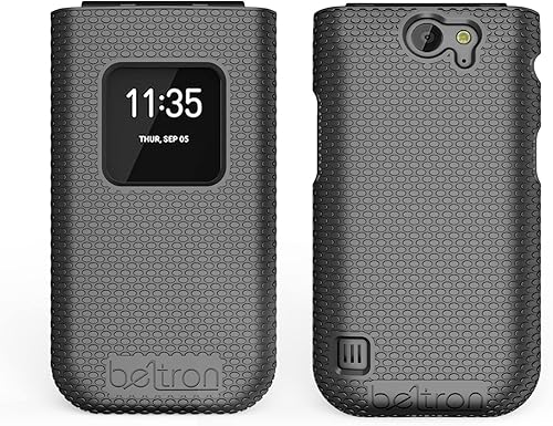 Miniatura 8 de BELTRON Funda para Nokia 2720 V Flip Phone, funda protectora a presión (Verizon 2720V) - Negro