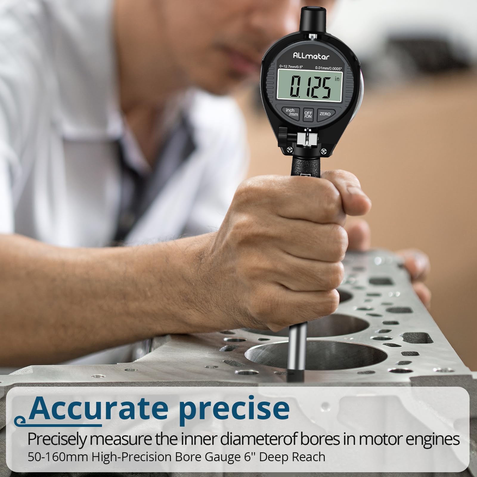 Medidor de Diámetro Interior Soledad 50-160 mm Indicador de Dial Mecánico | Bodega Aurrera en línea