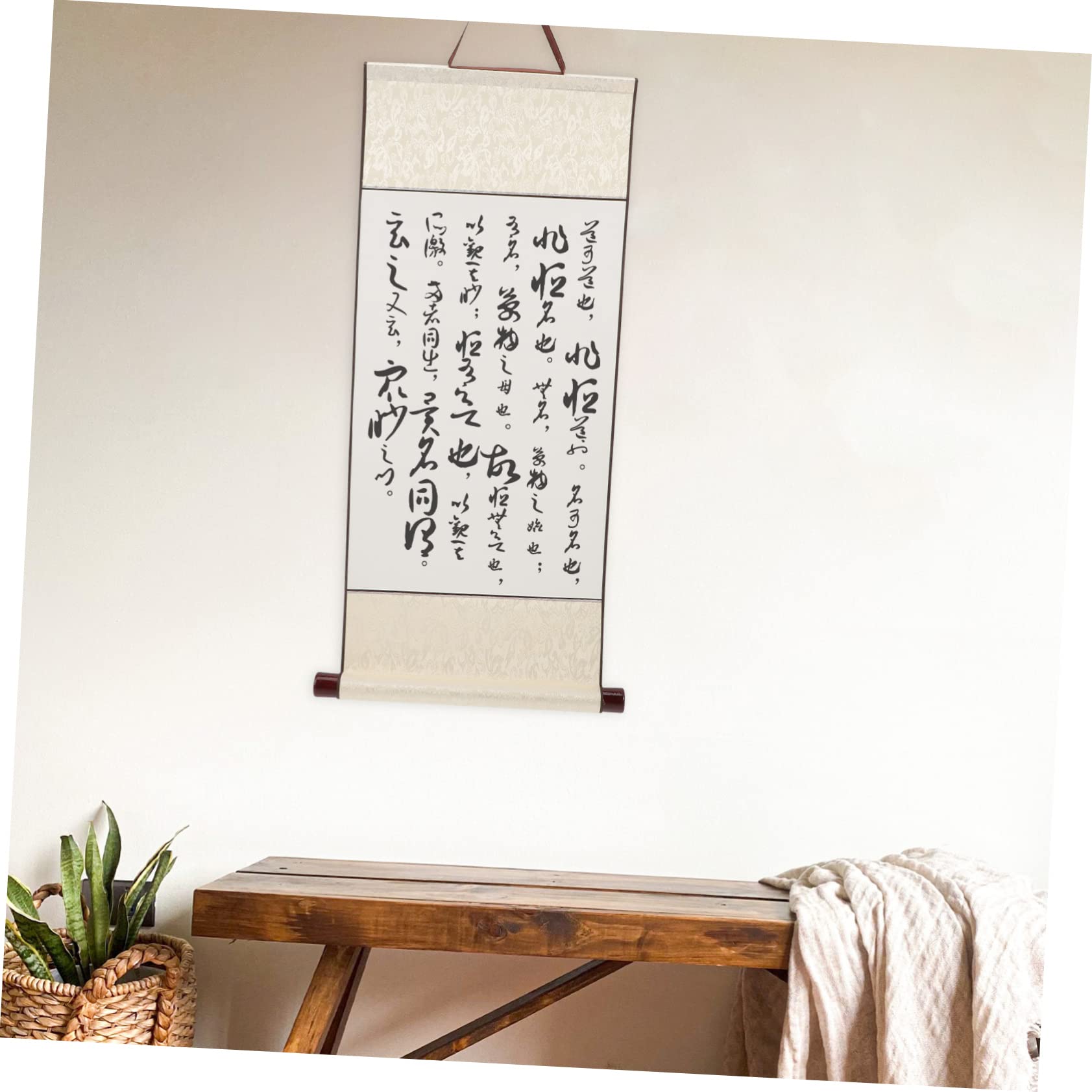 Rouleau en Papier Xuan Solide Parchemin Beige pour Calligraphie Chinoise et Peinture à L'encre