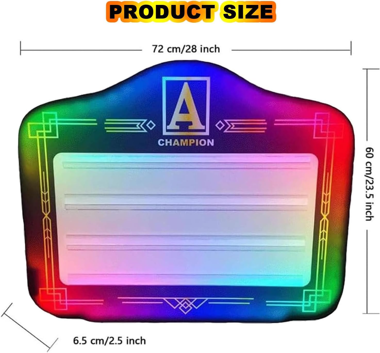 LED Letter Bottle Presenter,Customizable Light Presenter,with Glowing Glasses & Wings,Support Customization,Suitable for Concerts/Star Conferences/Fan Meetings,Easy to Carry