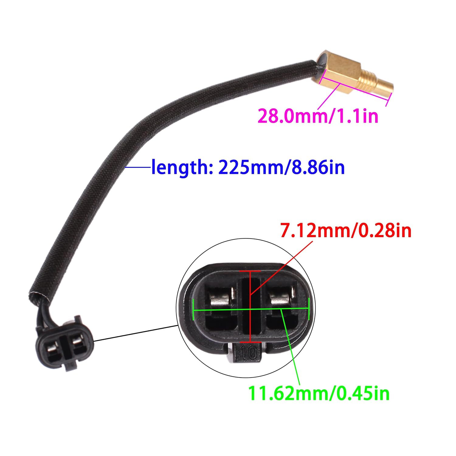 Boat Engine 13640-32G01 13640-32G20 Engine Temp Temperature Sensor for Suzuki 25HP 30HP