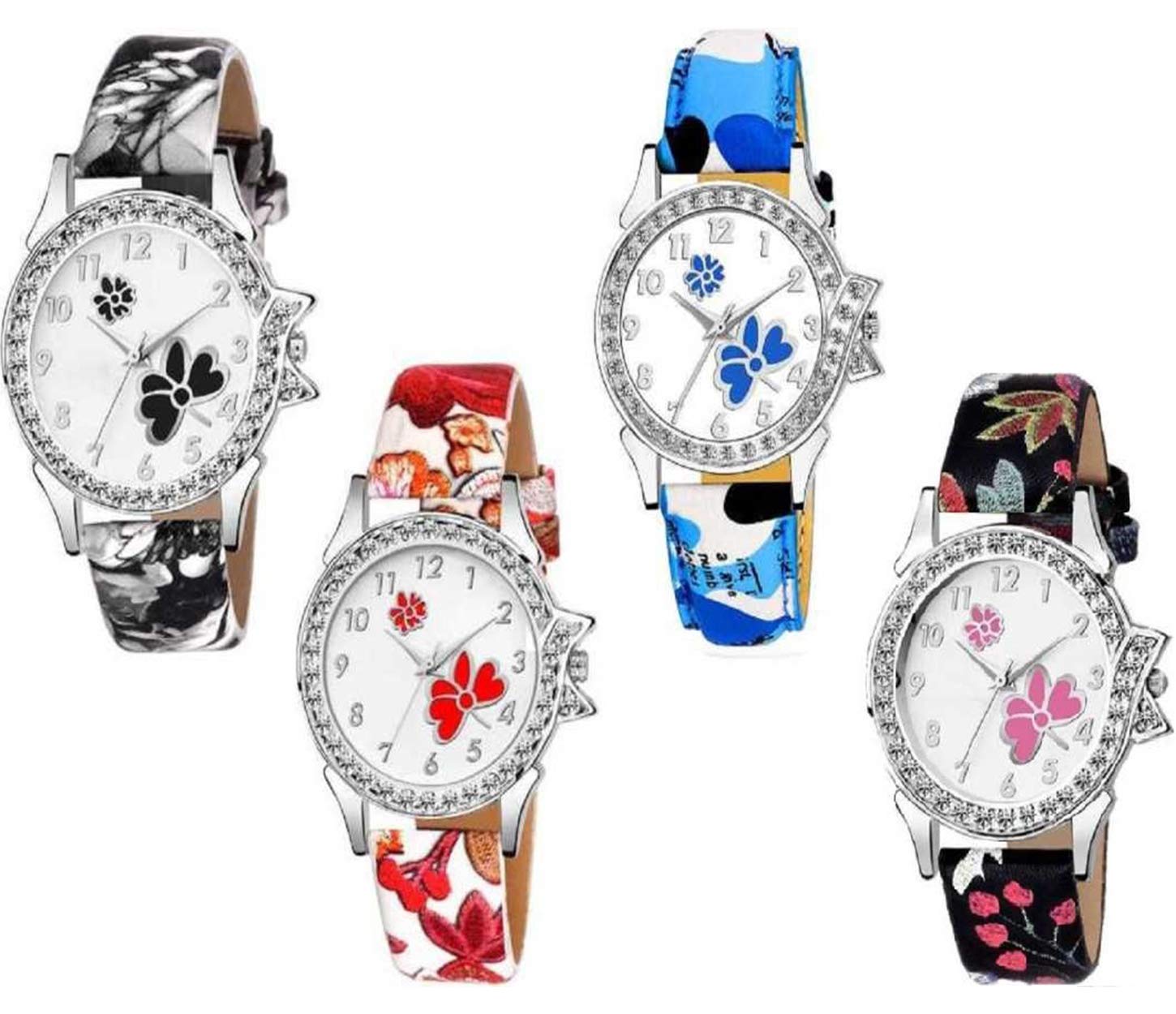 RPS FASHION WITH DEVICE OF R Analogue Multicolour Dial Latest Womens Wrist Watch - Pack of 4 (B07LDP1WVG) Amazon Price History, Amazon Price Tracker