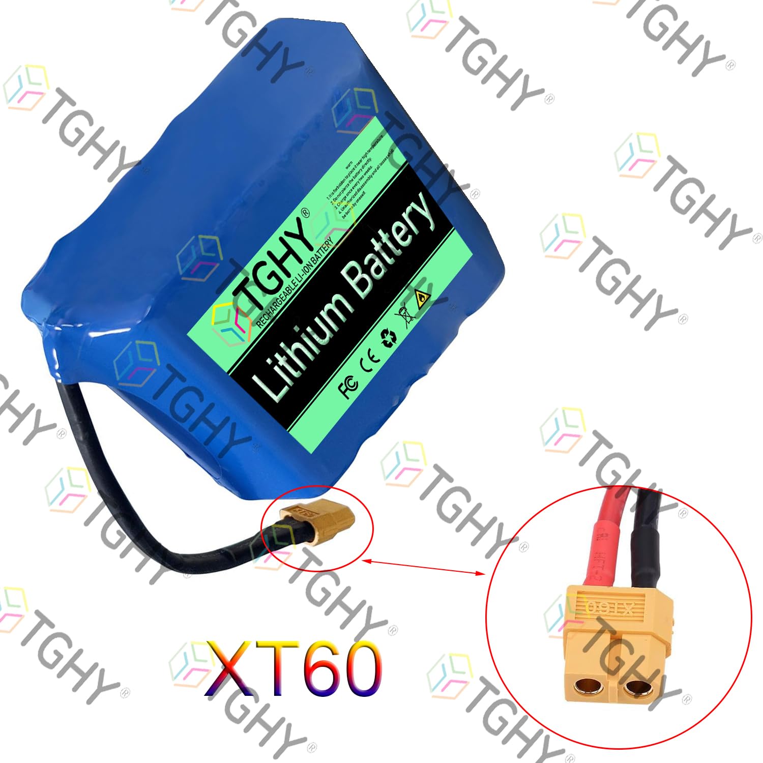 TGHY Batterie de Remplacement 24 V pour Hoverboard, Batterie Lithium 25,2 V 4 Ah pour Scooters Pliables et véhicules électriques, Accessoire de Remplacement