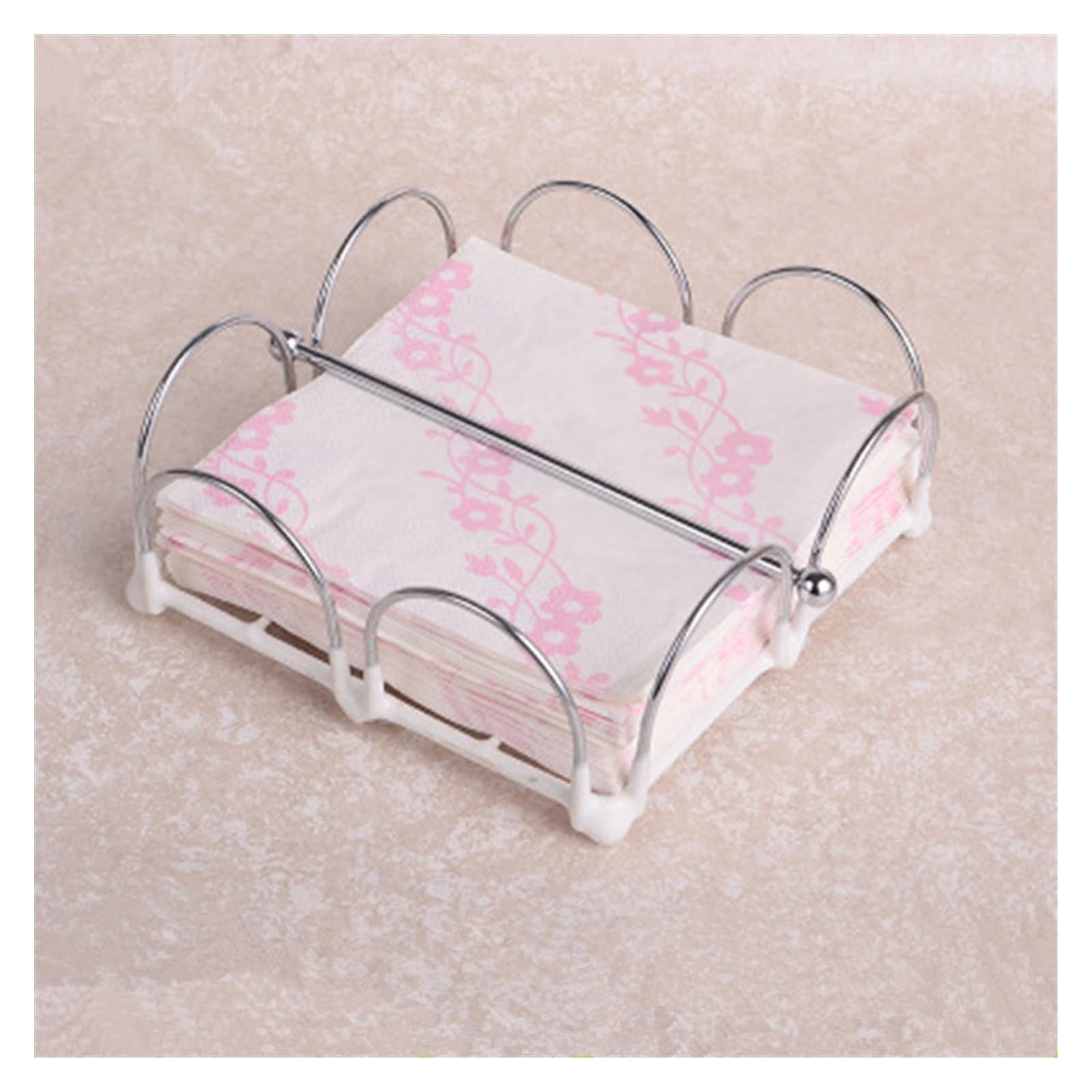 Couvercle de boîte à mouchoirs Porte-Serviette en Papier Boîte Fer Porte-Papier de Soie Table Bureau Serviette Distributeur Feuille Cas Hôtel Cuisine Restaurant à mouchoirs