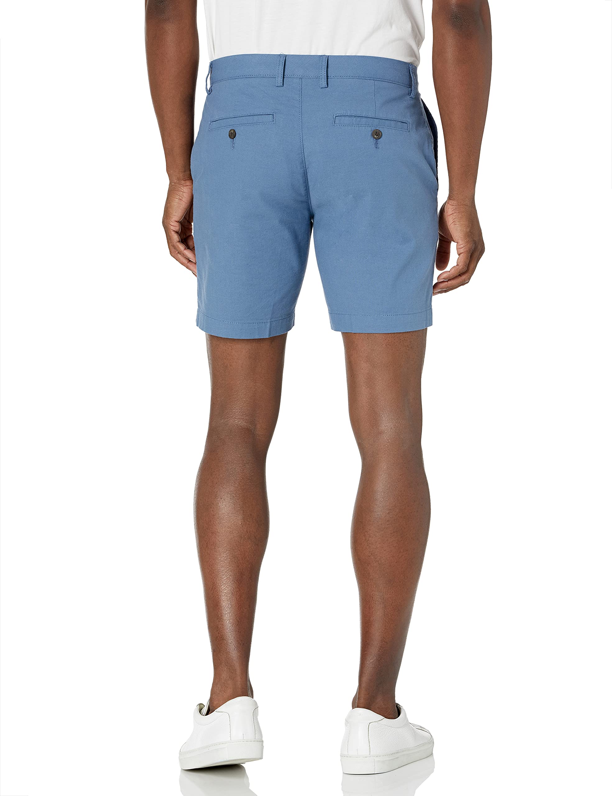 Amazon Essentials Uomo Pantaloncini Oxford Elasticizzati Comodi Leggeri 18 cm Slim